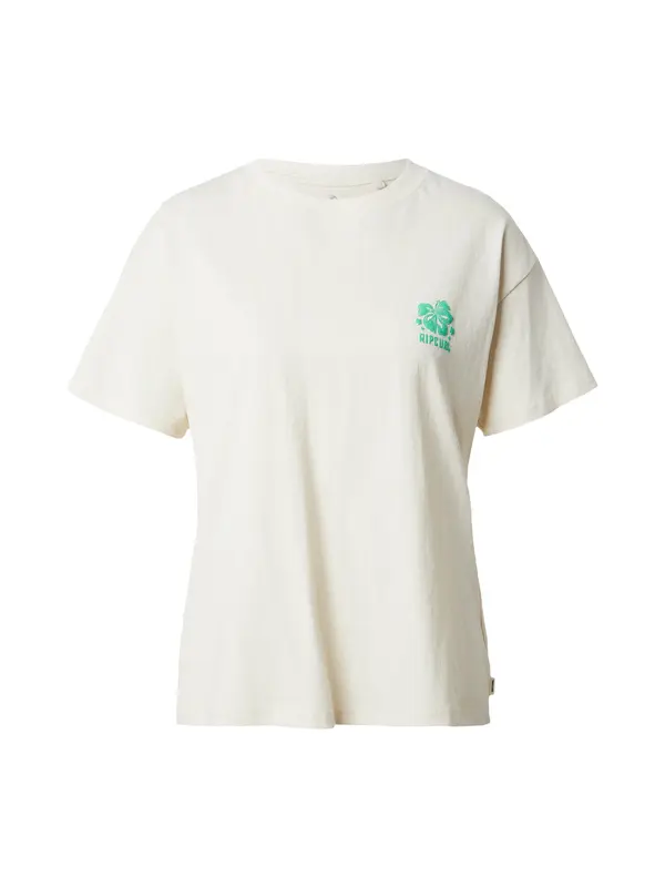 RIP CURL RIP CURL Majica 'SURF PUFF PARTY'  ecru / svetlo zelena