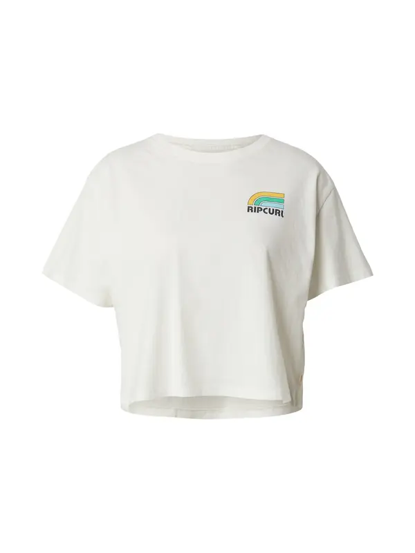 RIP CURL RIP CURL Majica 'SURF SIDE'  ecru / rumena / temno oranžna / črna