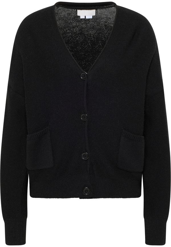 RISA RISA Pletena jopa  črna