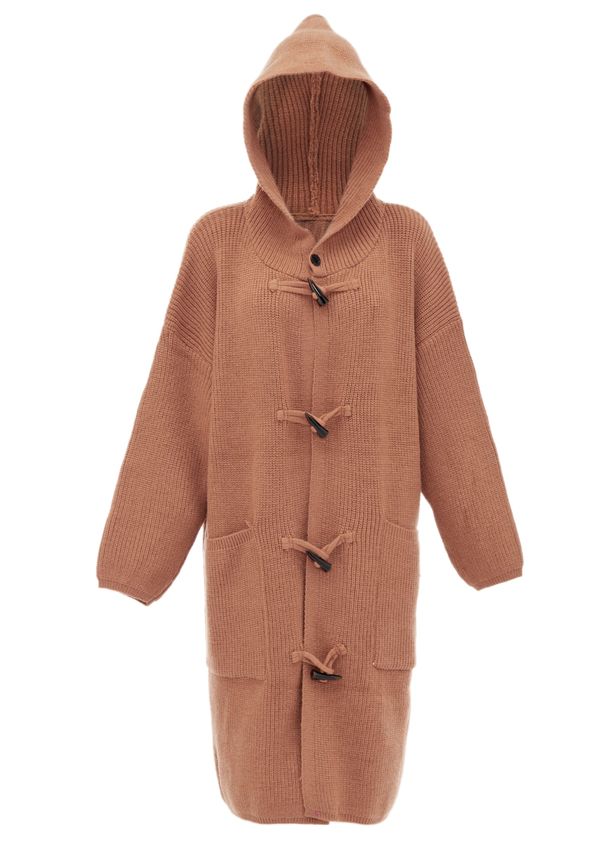 RISA RISA Pletena jopa  rjasto rjava