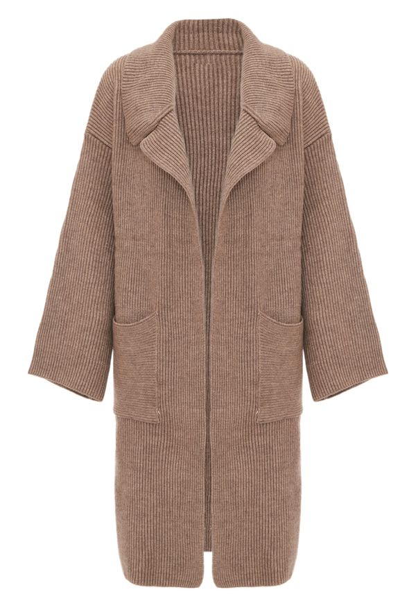 RISA RISA Pletena jopa  rjava