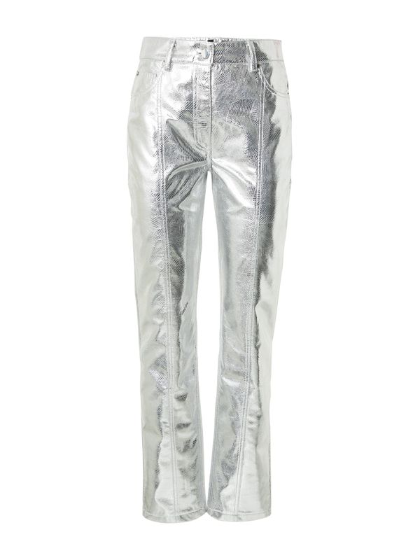 River Island River Island Hlače  srebrna