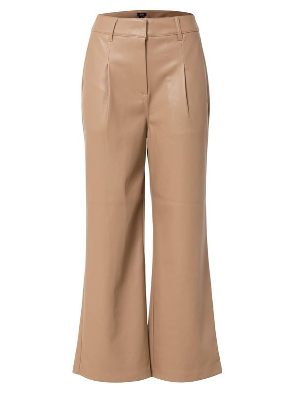 River Island River Island Hlače z naborki  kamela