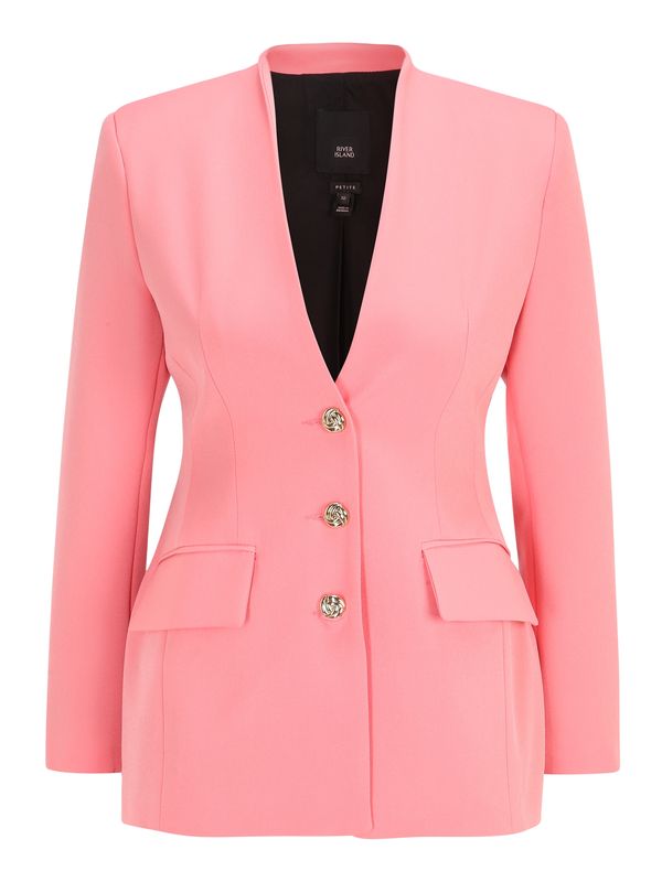 River Island Petite River Island Petite Blazer  svetlo roza