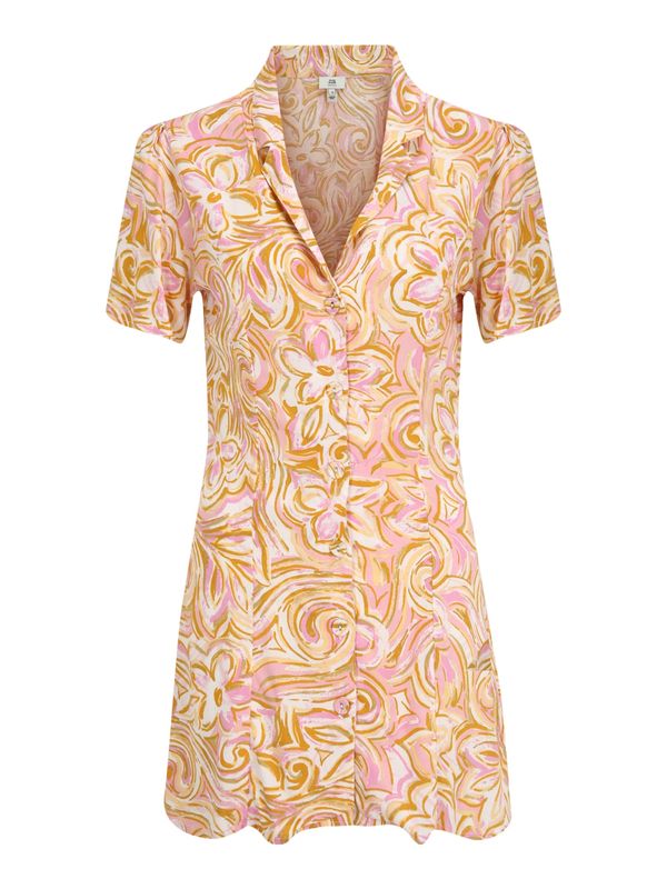 River Island Petite River Island Petite Dolga srajca  žafran / limonino-rumena / svetlo rumena / svetlo roza / bela