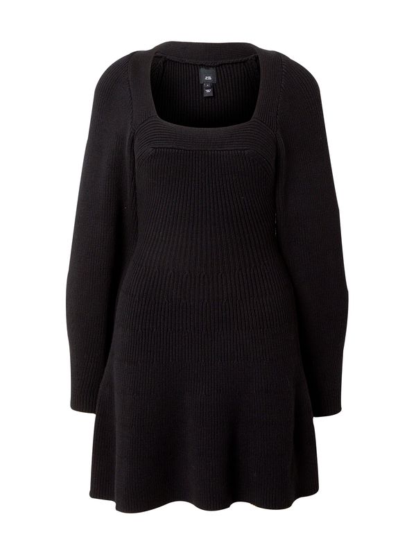 River Island River Island Pletena obleka 'TAYLA'  črna