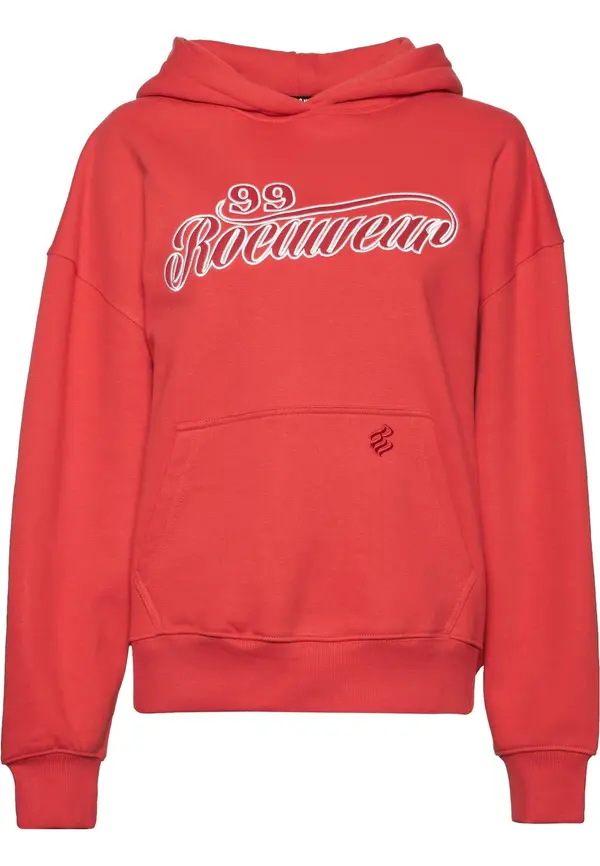 ROCAWEAR ROCAWEAR Majica 'Cherry'  rdeča / bela