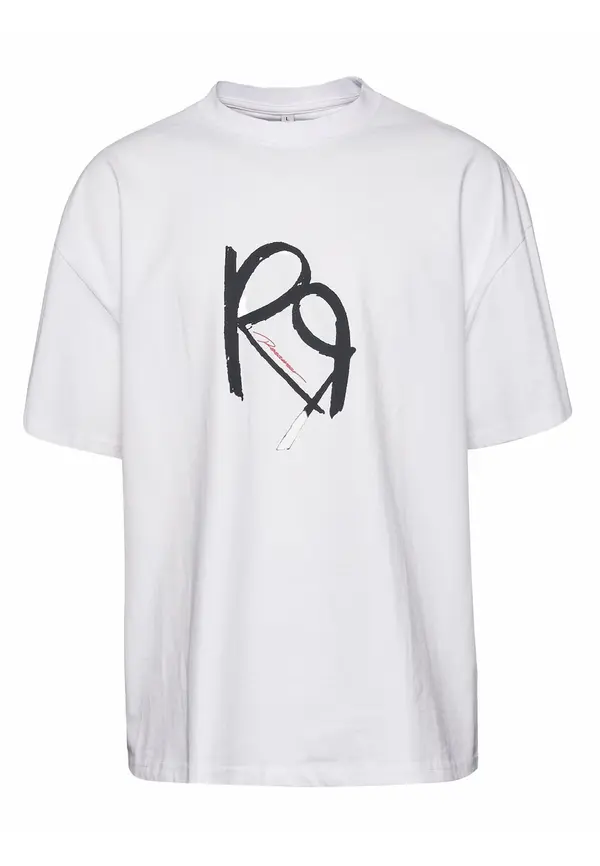 ROCAWEAR ROCAWEAR Majica  črna / bela