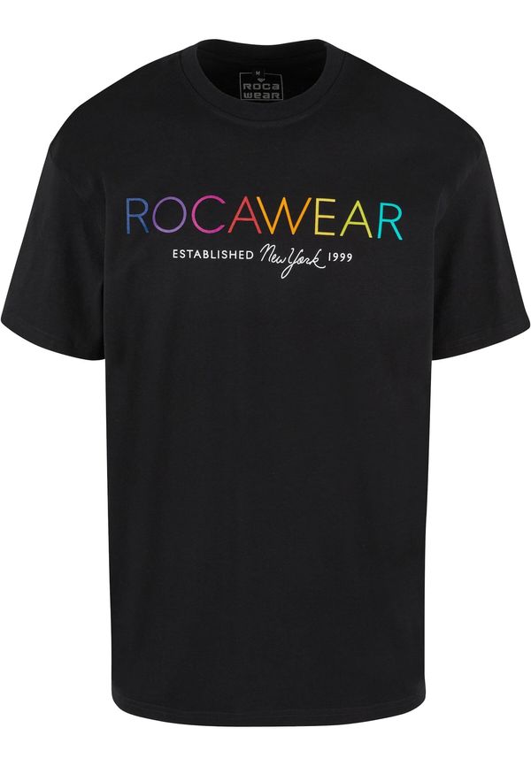 ROCAWEAR ROCAWEAR Majica 'Lamont'  modra / lila / oranžna / črna