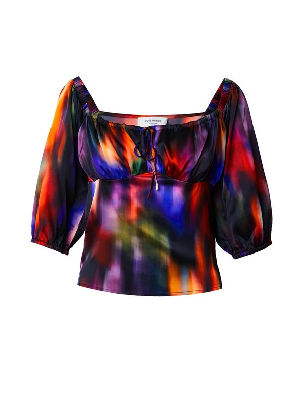 rosemunde rosemunde Bluza  nočno modra / zelena / oranžna / rdeča