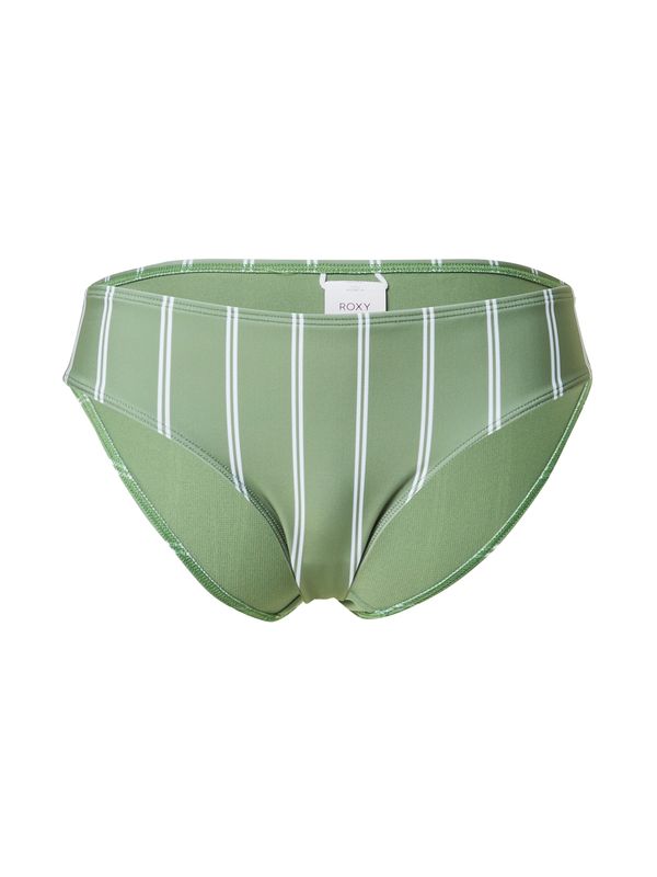 ROXY ROXY Bikini hlačke  zelena / bela