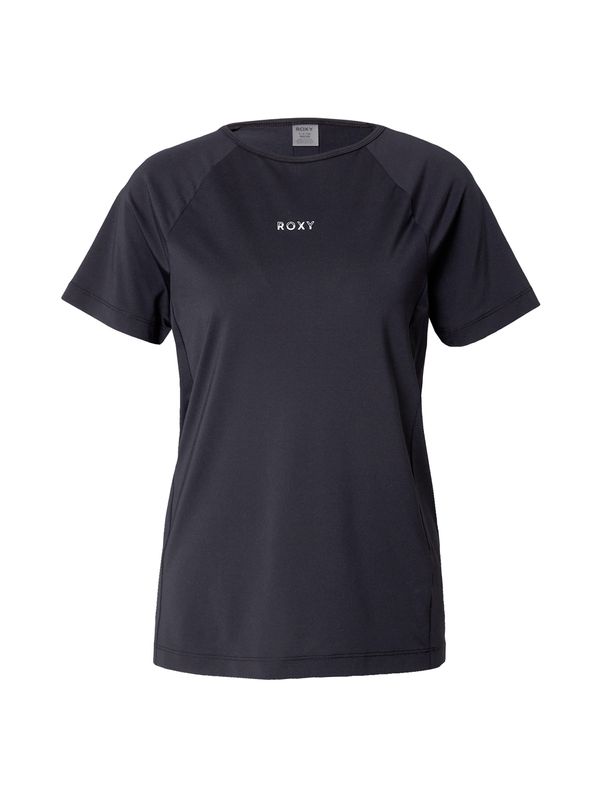 ROXY ROXY Funkcionalna majica 'BOLD MOVES'  črna / bela
