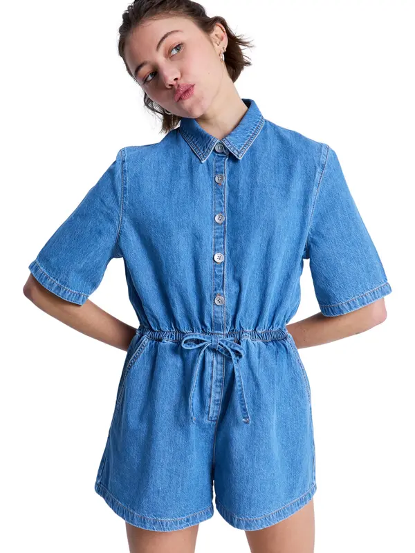 ROXY ROXY Kombinezon 'Real Tomorrow'  moder denim