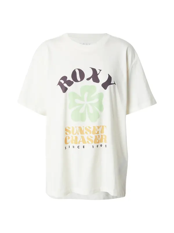 ROXY ROXY Majica  temno rjava / meta / oranžna / bela