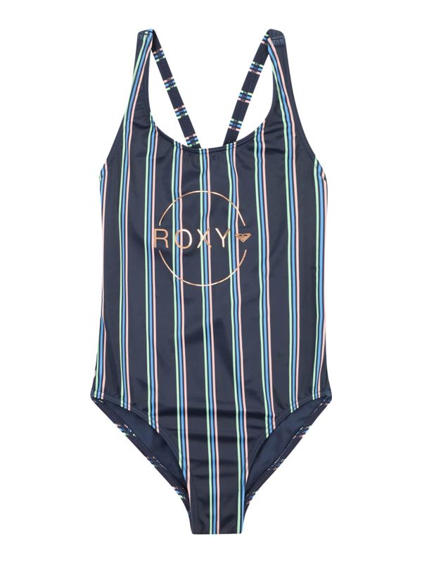 ROXY ROXY Športna kopalna moda  temno modra / zlata / svetlo zelena / roza