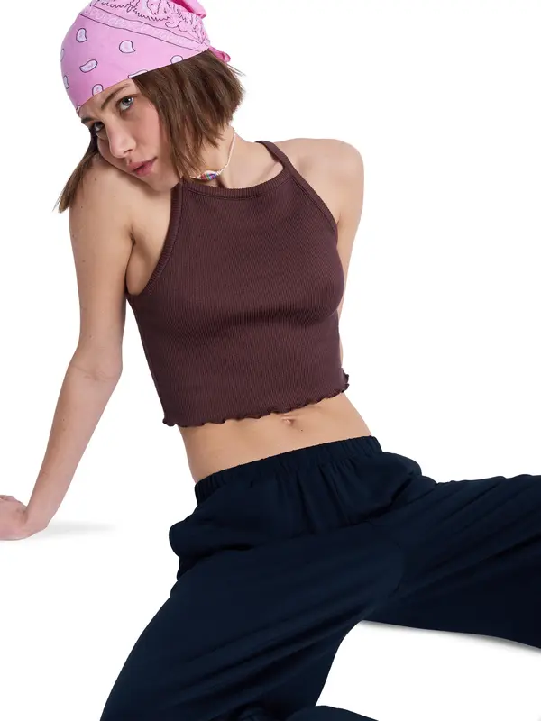 ROXY ROXY Top 'As I Am'  rjava
