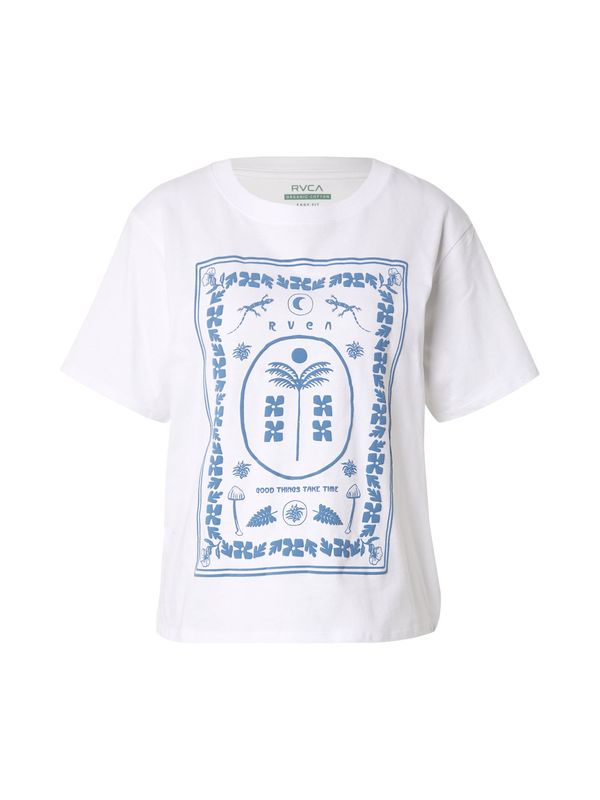 RVCA RVCA Majica 'GOOD THINGS ON'  safir / bela