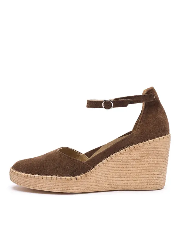 RYŁKO RYŁKO Espadrile  čokolada
