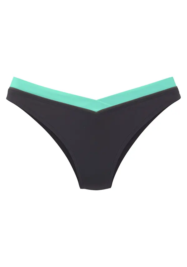 s.Oliver s.Oliver Bikini hlačke  antracit / zelena
