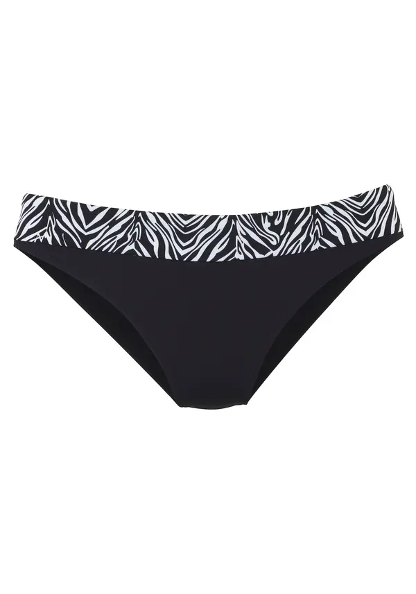 s.Oliver s.Oliver Bikini hlačke  črna / bela