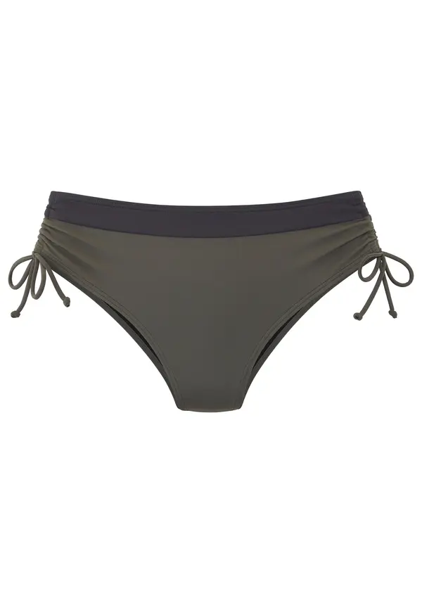 s.Oliver s.Oliver Bikini hlačke 'Mix-Kini'  oliva / črna