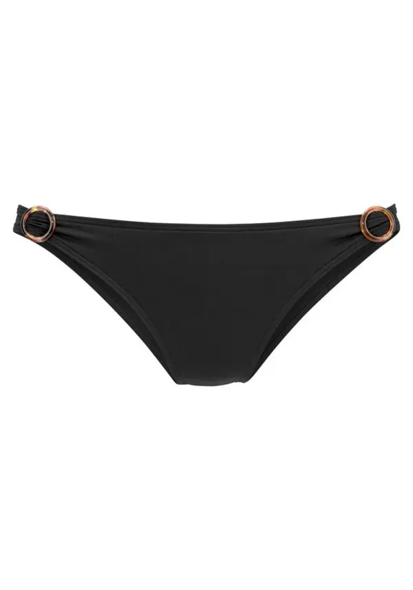 s.Oliver s.Oliver Bikini hlačke 'Rome'  črna