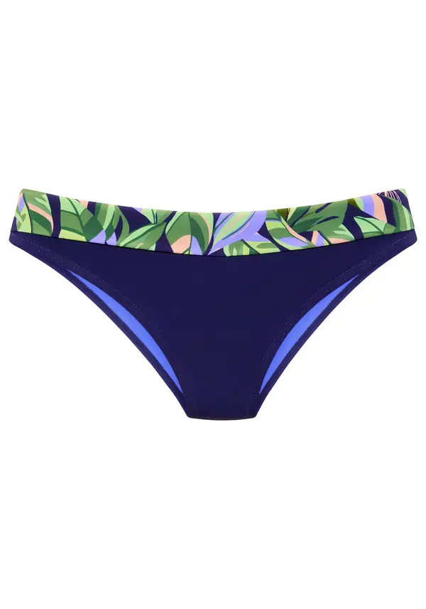 s.Oliver s.Oliver Bikini hlačke  temno modra / zelena / lila / puder