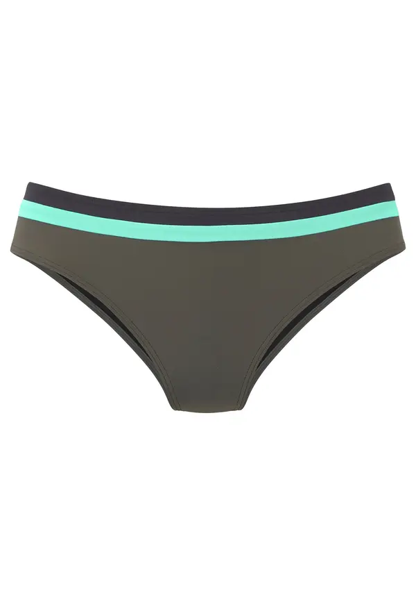 s.Oliver s.Oliver Bikini hlačke  turkizna / čokolada / temno zelena
