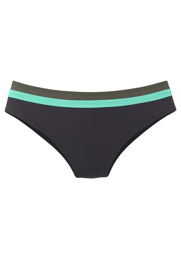 s.Oliver s.Oliver Bikini hlačke  voda / antracit / temno zelena