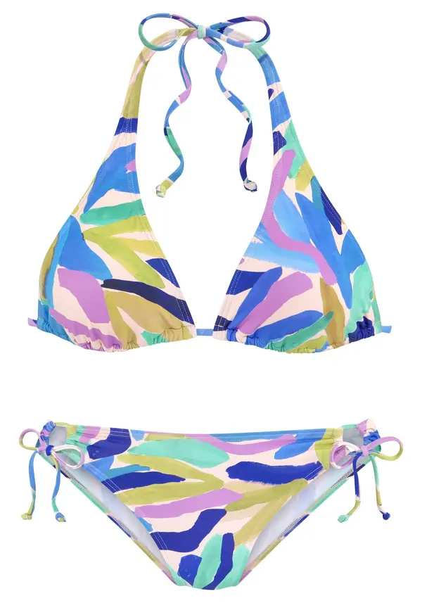 s.Oliver s.Oliver Bikini  modra / rumena / roza / bela