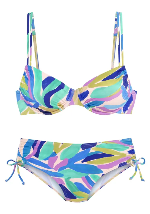 s.Oliver s.Oliver Bikini  modra / rumena / zelena / lila
