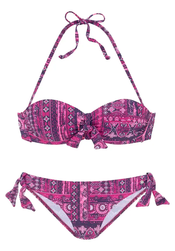 s.Oliver s.Oliver Bikini  mornarska / roza / bela