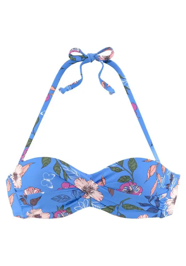 s.Oliver s.Oliver Bikini zgornji del  bež / modra / temno zelena / oranžna / roza