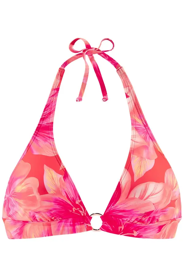 s.Oliver s.Oliver Bikini zgornji del  breskev / losos / neonsko roza / rdeča