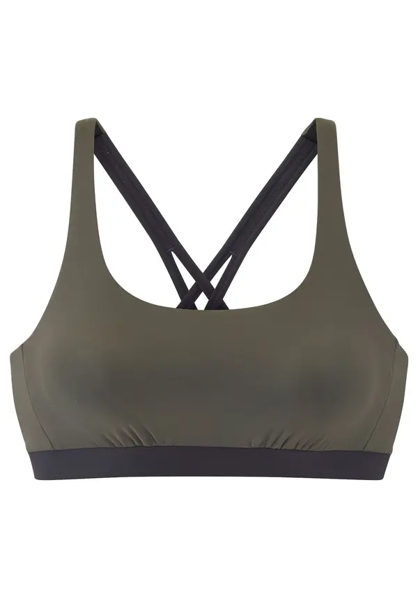 s.Oliver s.Oliver Bikini zgornji del  kaki / črna