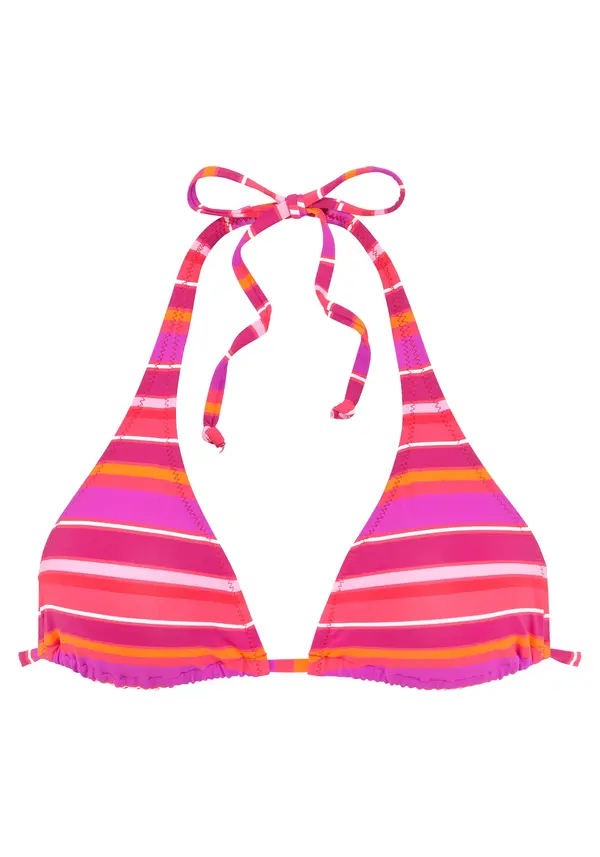s.Oliver s.Oliver Bikini zgornji del  lila / svetlo oranžna / roza / bela