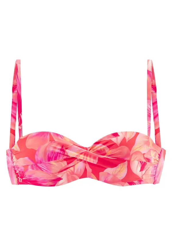 s.Oliver s.Oliver Bikini zgornji del  limona / breskev / jastog / roza