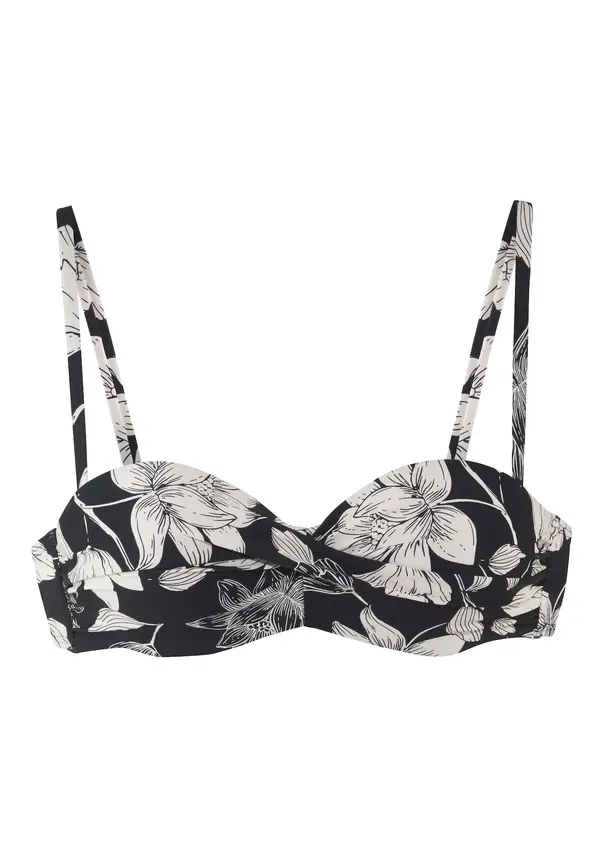 s.Oliver s.Oliver Bikini zgornji del 'LM'  črna / bela