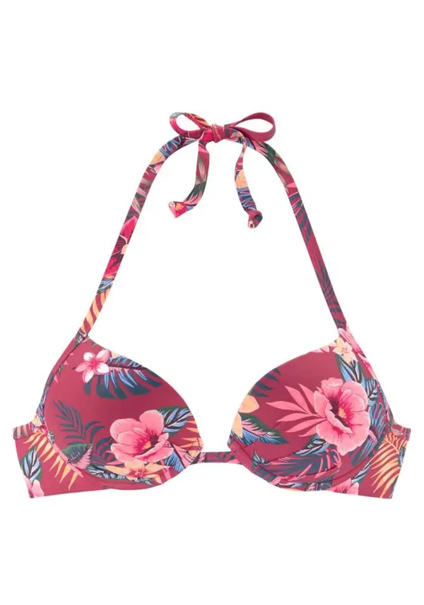 s.Oliver s.Oliver Bikini zgornji del  modra / rumena / jajčevec