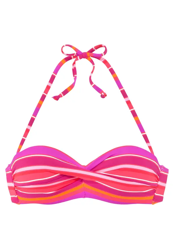 s.Oliver s.Oliver Bikini zgornji del  oranžna / roza / magenta