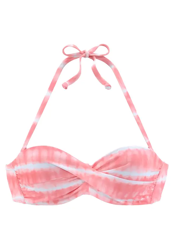 s.Oliver s.Oliver Bikini zgornji del  pegasto roza / bela