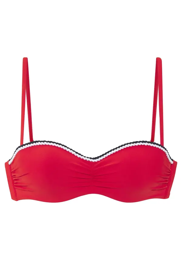 s.Oliver s.Oliver Bikini zgornji del  rdeča / črna / bela