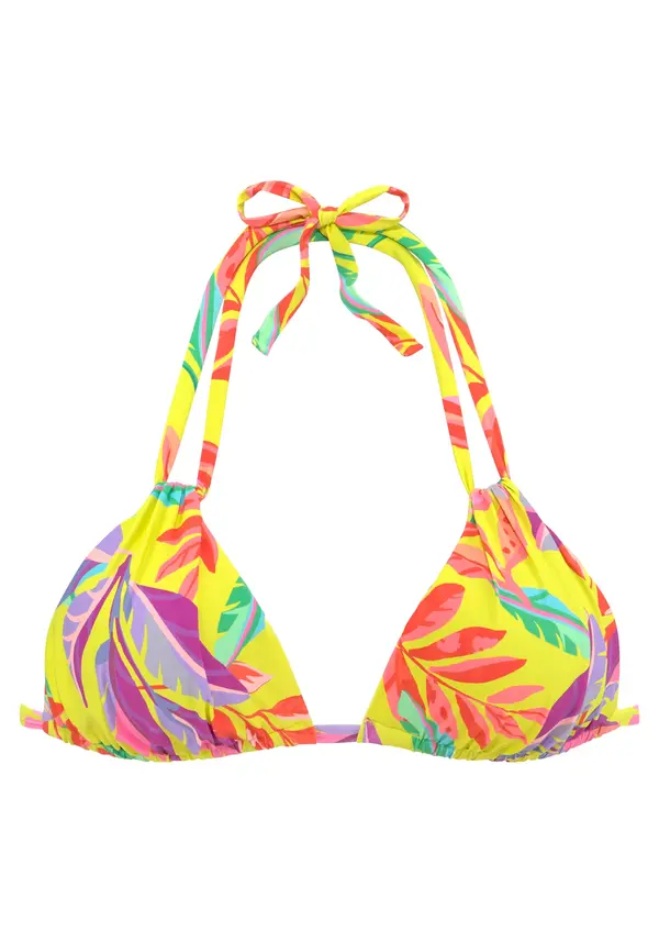 s.Oliver s.Oliver Bikini zgornji del  svetlo modra / rumena / lila / oranžna