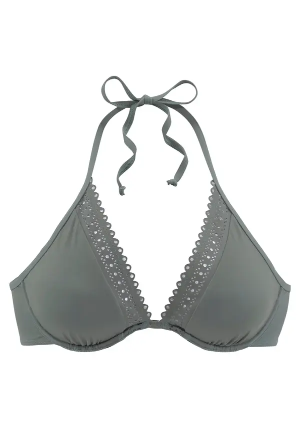 s.Oliver s.Oliver Bikini zgornji del  temno siva