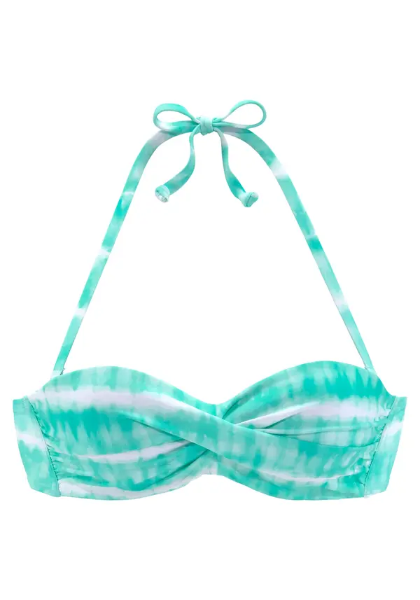 s.Oliver s.Oliver Bikini zgornji del  turkizna / bela
