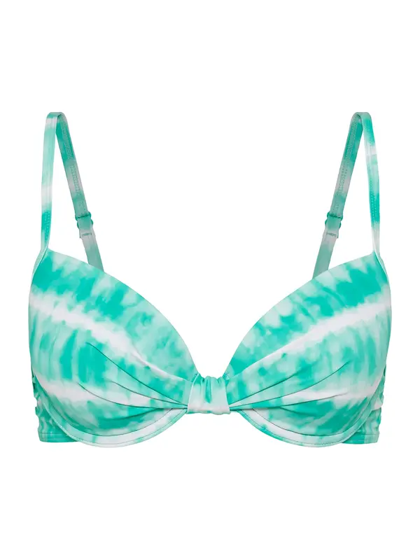 s.Oliver s.Oliver Bikini zgornji del  zelena / bela