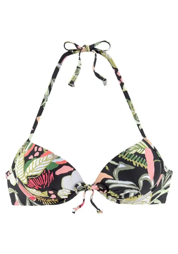 s.Oliver s.Oliver Bikini zgornji del  zelena / črna