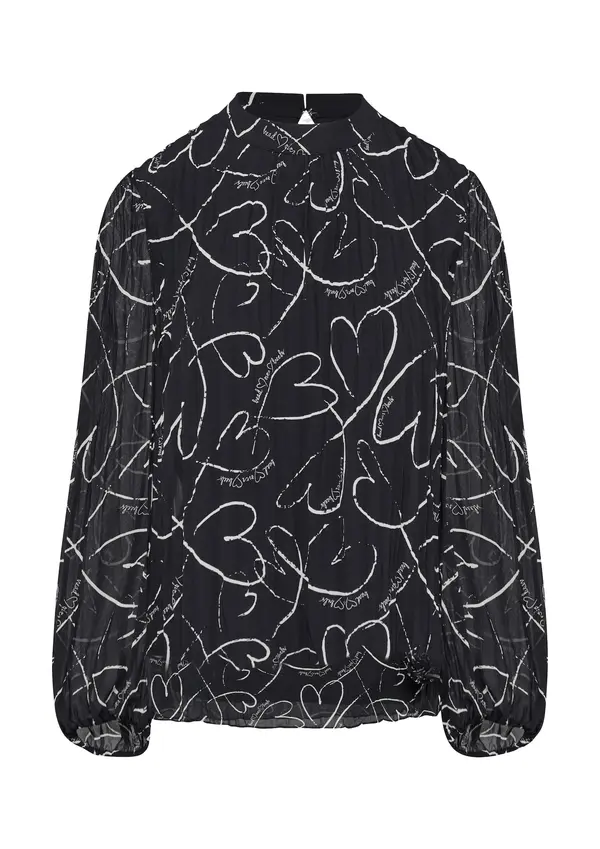 s.Oliver BLACK LABEL s.Oliver BLACK LABEL Bluza  mornarska / bela