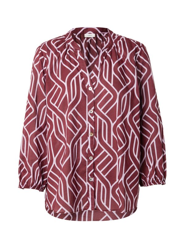 s.Oliver BLACK LABEL s.Oliver BLACK LABEL Bluza  roza / karminsko rdeča