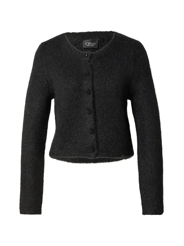 s.Oliver BLACK LABEL s.Oliver BLACK LABEL Pletena jopa  črna